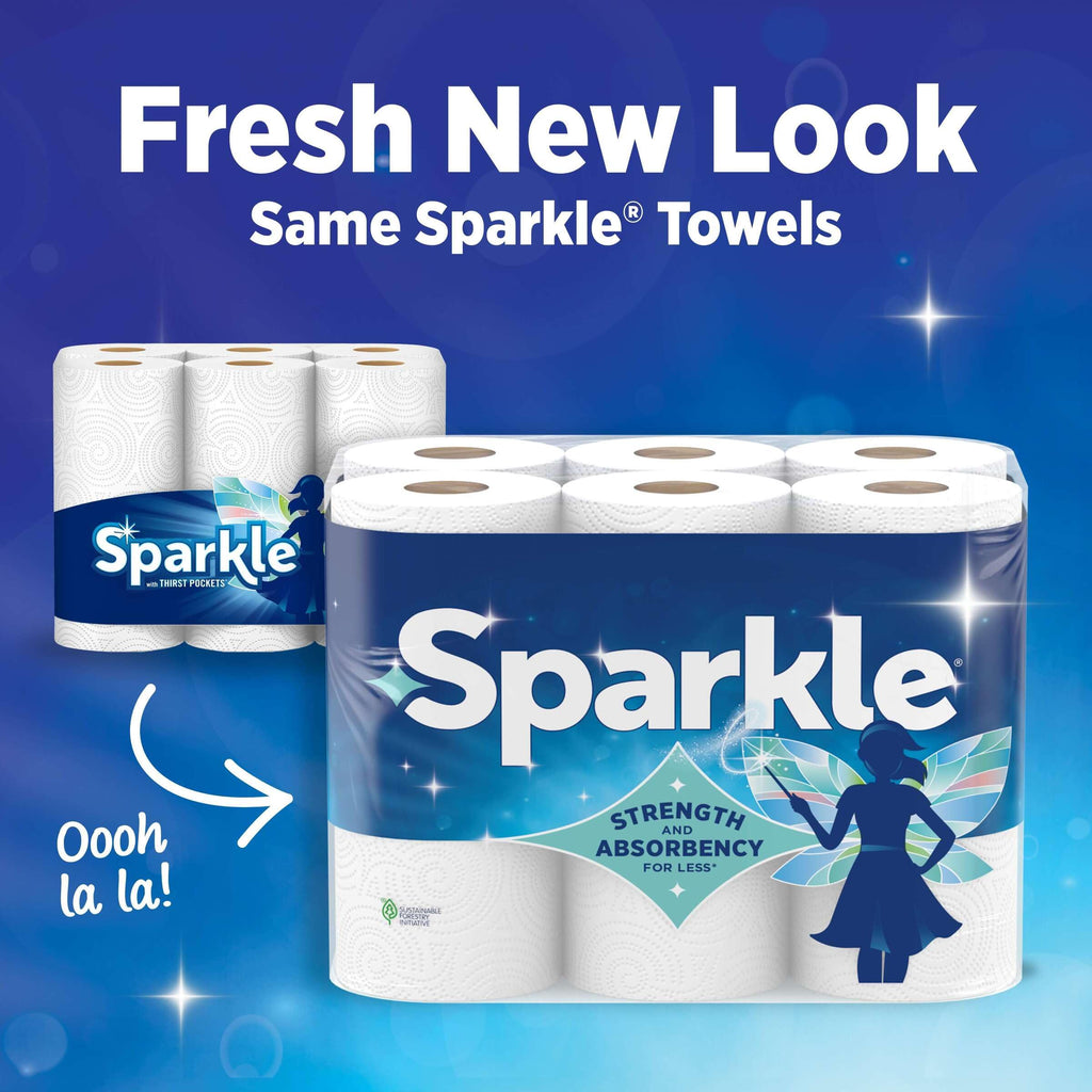 2-Ply Paper Towels, 6 Double Rolls Q5478