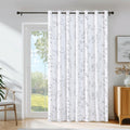 Grey White 100x84 Blackout Curtains S245