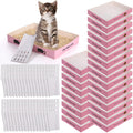 60 Pcs Disposable Cat Litter Boxes with Scoops W793535