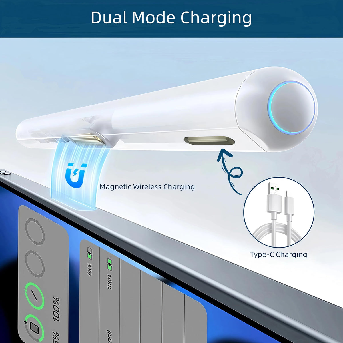 Wireless Magnetic Charging Stylus Pen for iPad J586