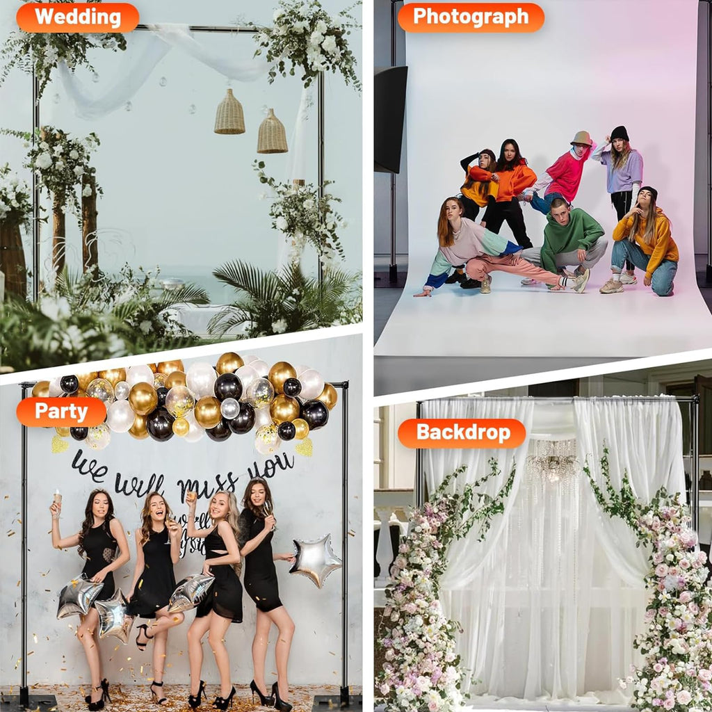 10x10ft Adjustable Heavy Duty Pipe and Drape Backdrop Stand C803