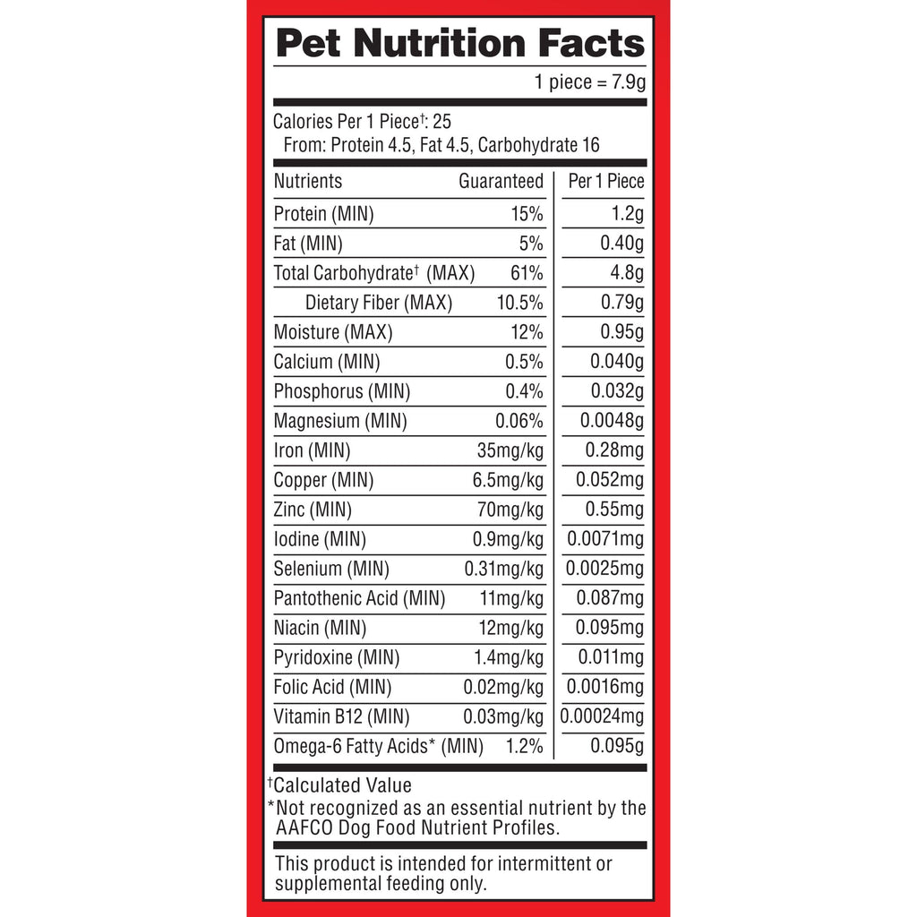 Peanut Butter Flavor Small Dog Treats 7 Lb M190