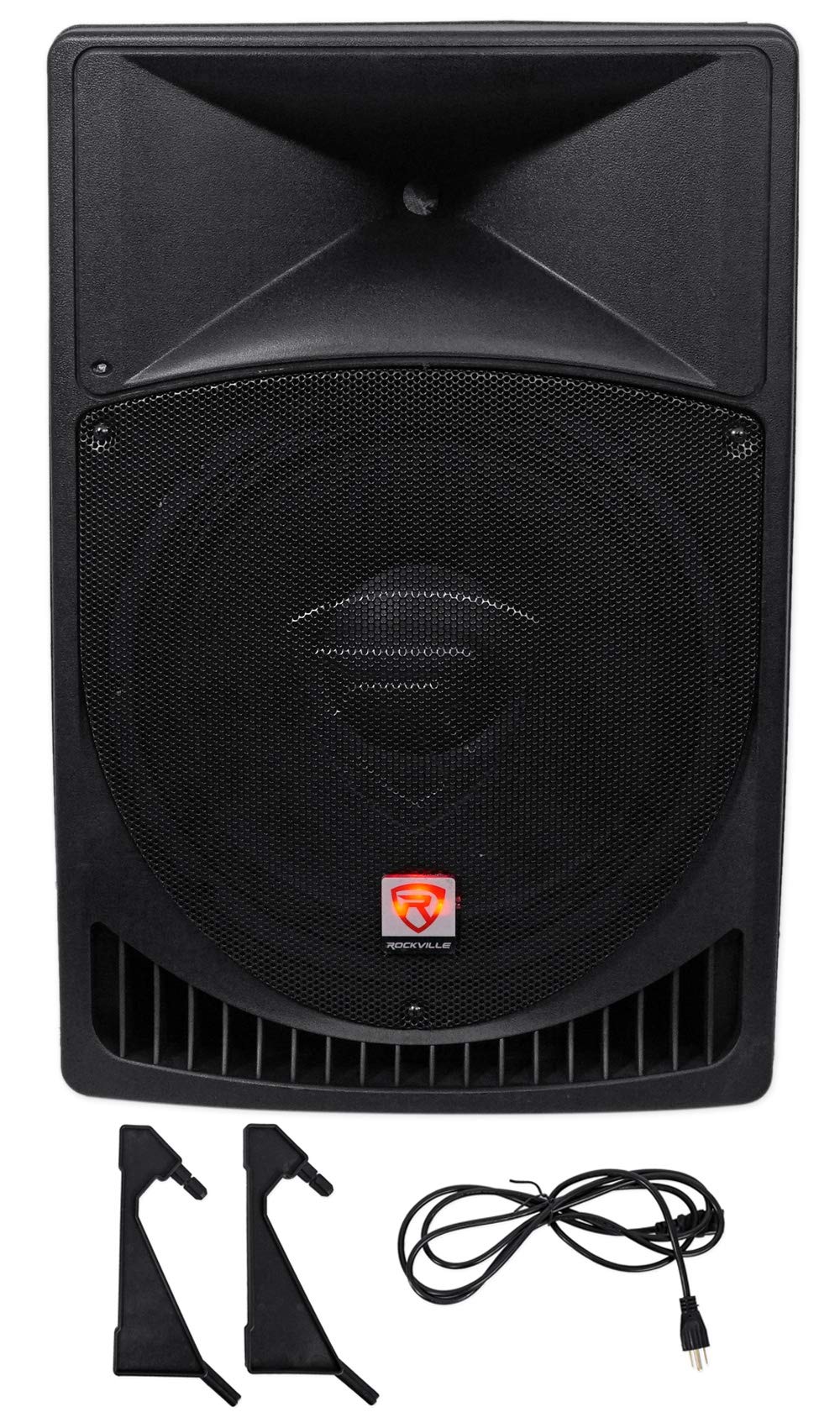 15" Powered PA Speakers 2-Pack with Mixer F428514