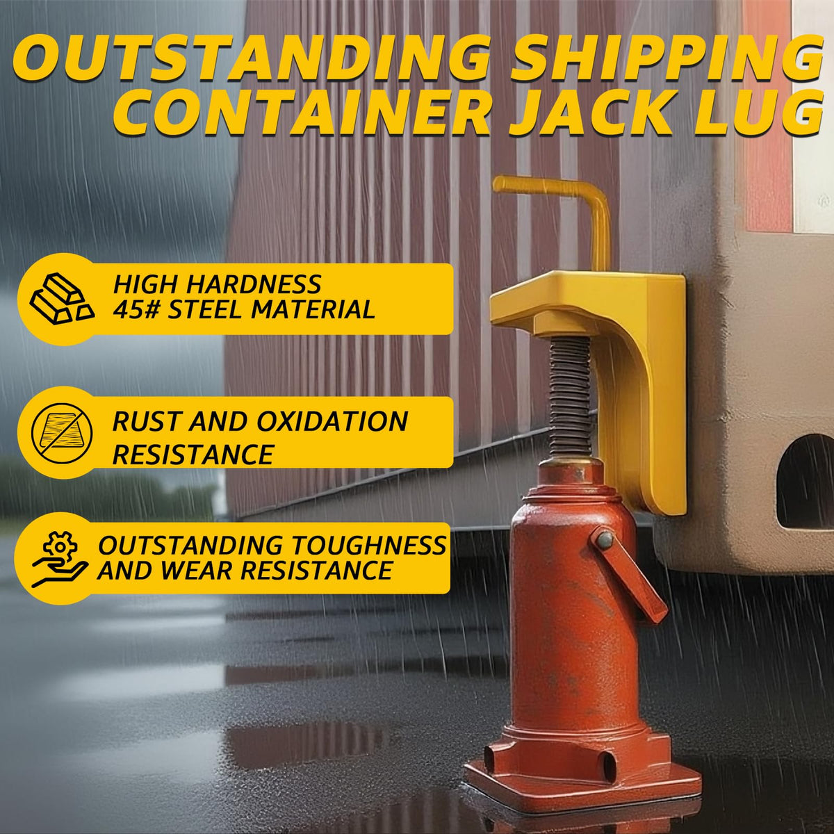 10 Ton Shipping Container Jack Lug U881211
