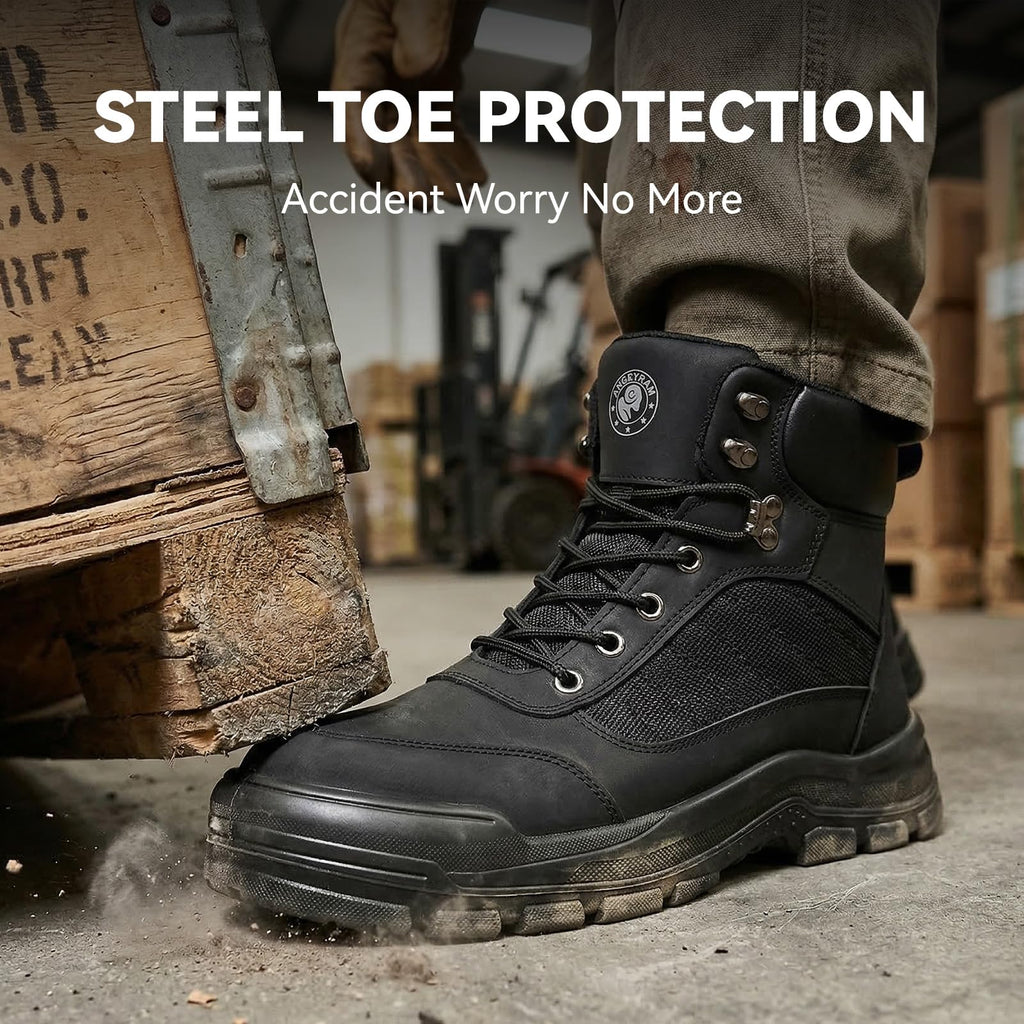 Steel Toe Puncture Proof Work Boots D958