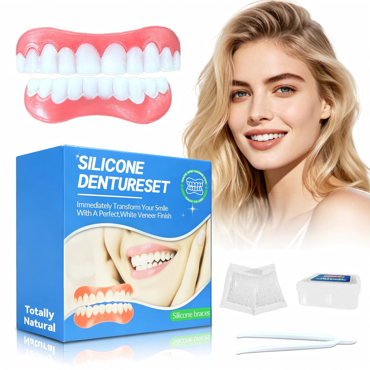 Moldable False Teeth Kit with Upper & Lower Set K895412