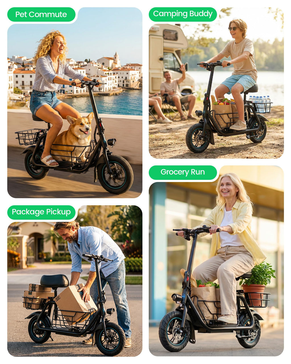 Electric Scooter with Seat J25105