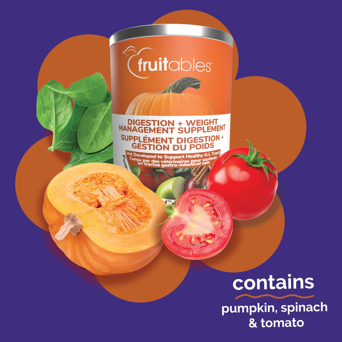 Pumpkin Digestive Supplement for Dogs 15oz R1000