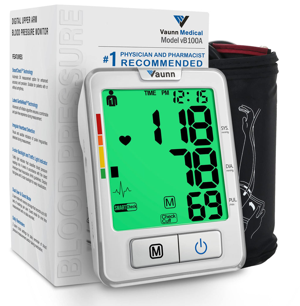 Automatic Upper Arm Blood Pressure Monitor Medium Arm Cuff K72368