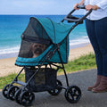 Green Pet Stroller M91589
