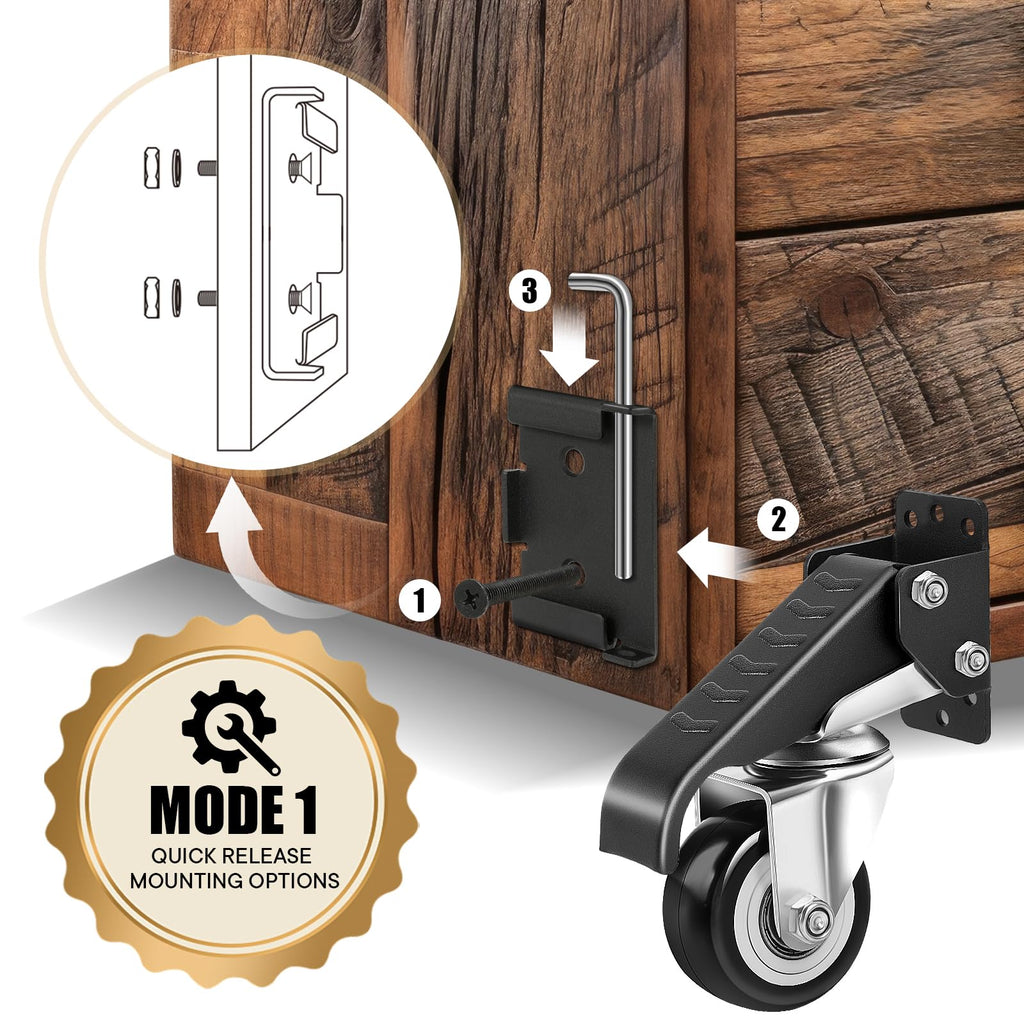 Workbench Casters Kit 600Lbs 4P D960