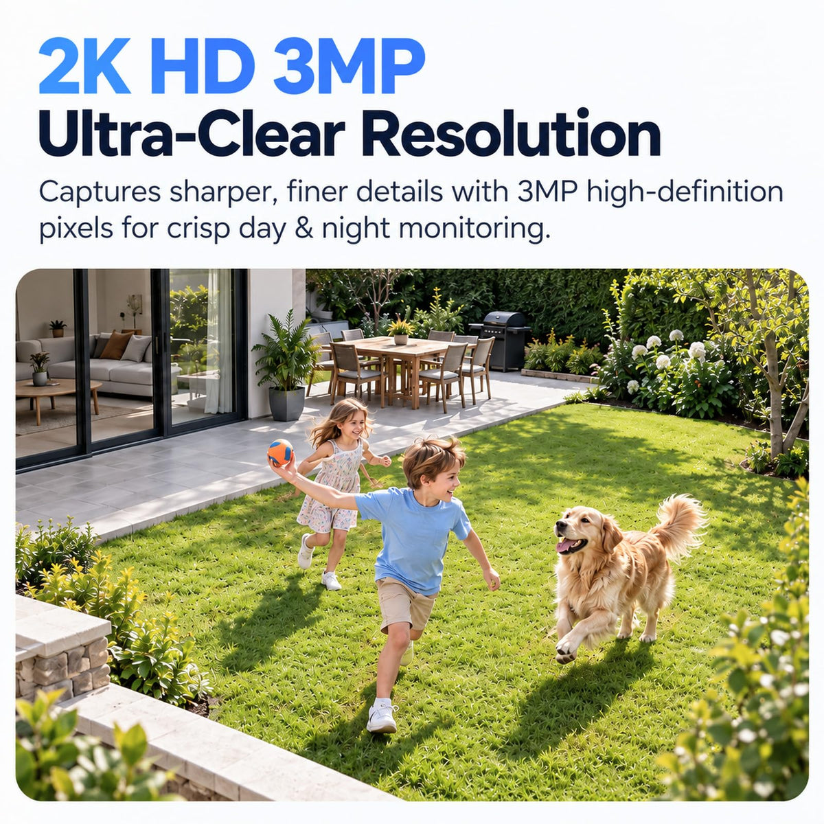 2K Light Bulb Security Camera 5G&2.4G WiFi 360° 2 Pack B402
