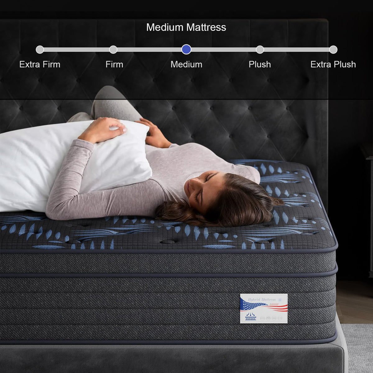 10 Inch Full Medium Firm Hybrid Mattress in a Box A29934