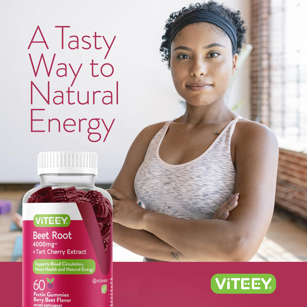 Beet Root Gummies 4000mg & Tart Cherry T3575