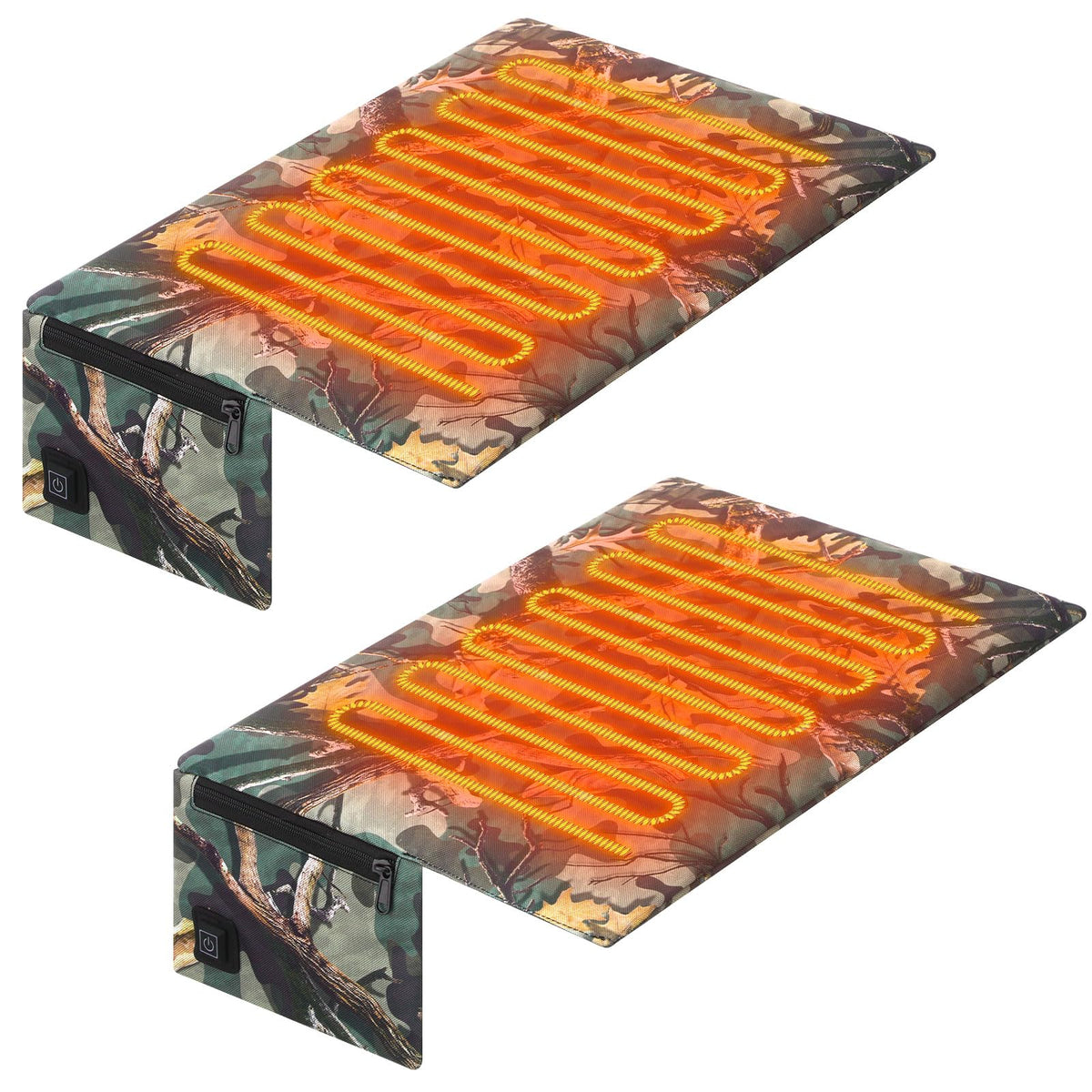 2 Pcs Heated Hunting Seat Cushion Pad D36017
