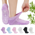 Diabetic Non-Slip Wide Cuff Bamboo Viscose Ankle Socks 6 pairs C4842