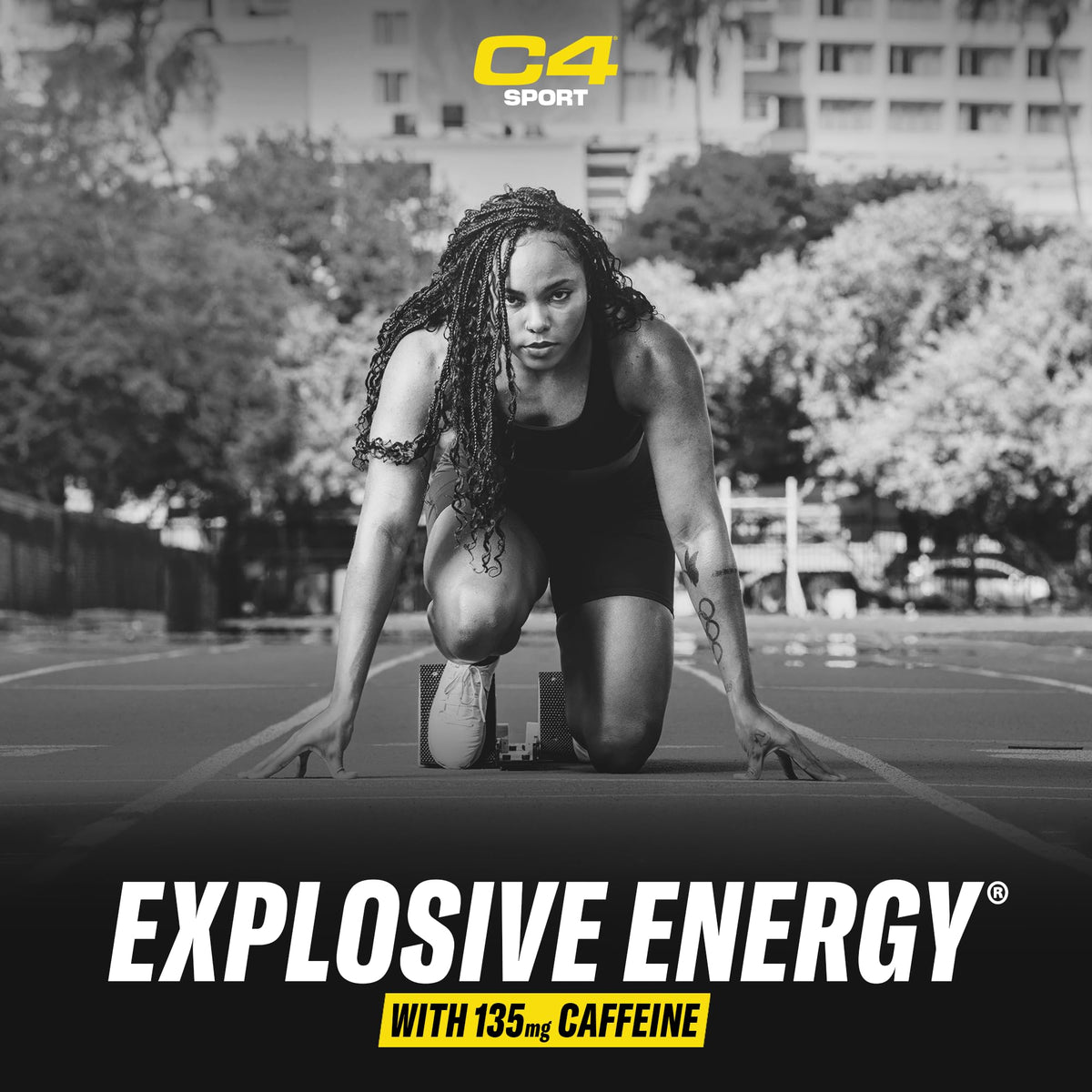 Pre Workout Powder with 135mg Caffeine, Blue Raspberry, 30 Serv W8555