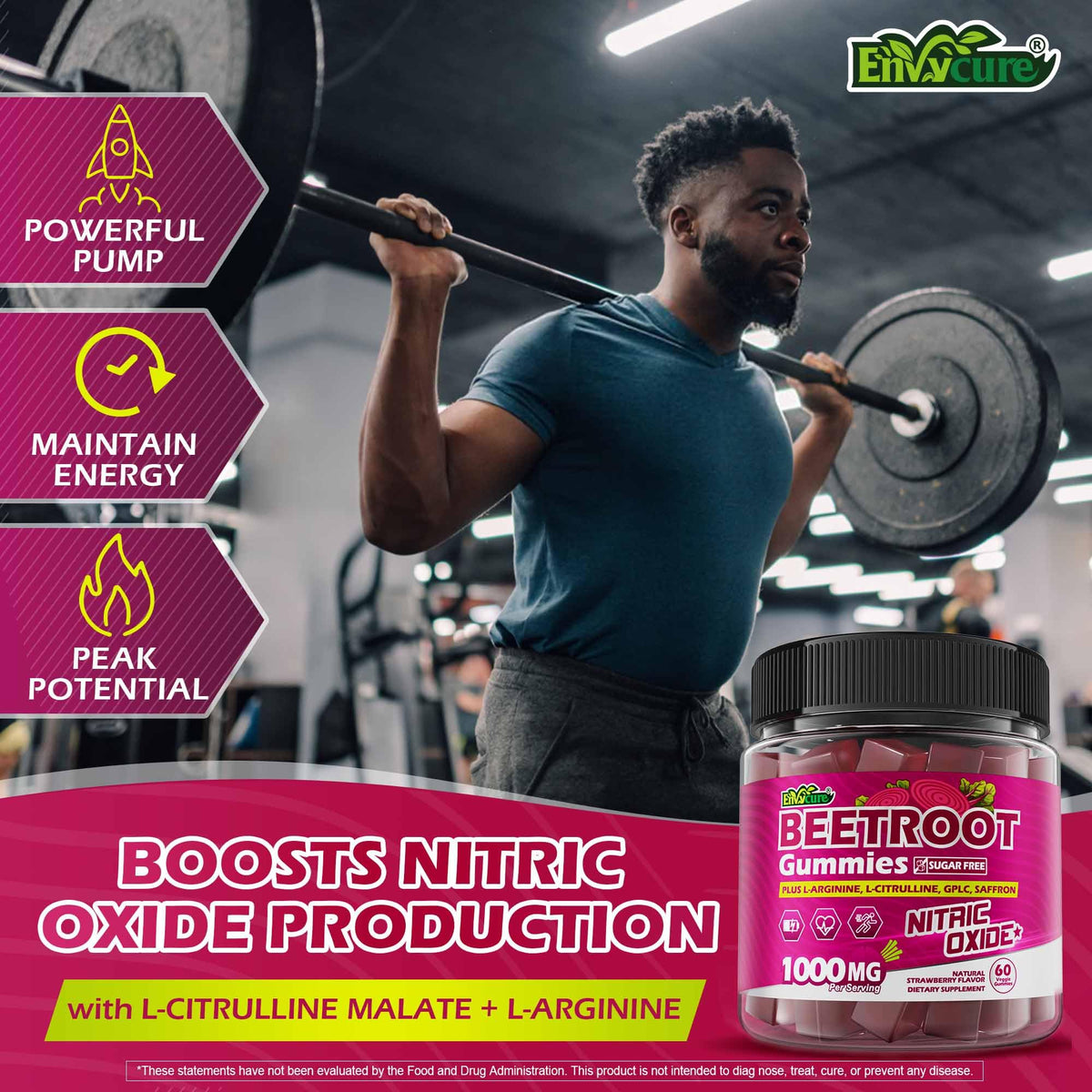 Sugar Free Beet Root Gummies with L-Citrulline & L-Arginine X6027