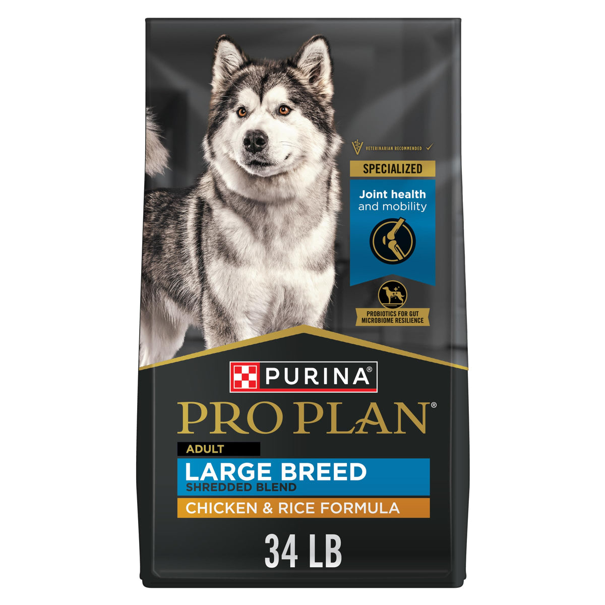 Chicken & Rice Large Breed Dry Dog Food 34 lb Bag W99431