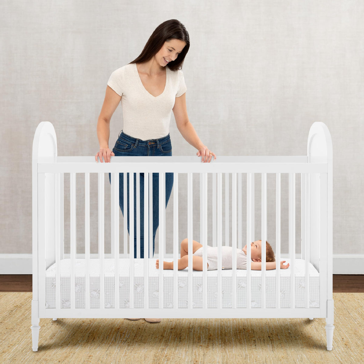 Waterproof Hypoallergenic Crib and Toddler Mattress S385101