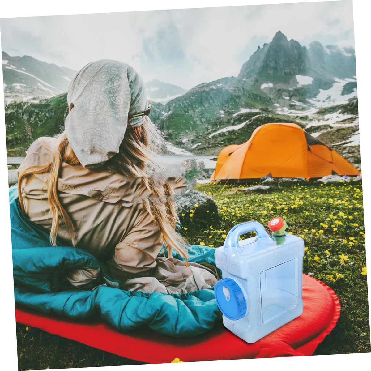 Portable 5L Blue Water Bucket R937