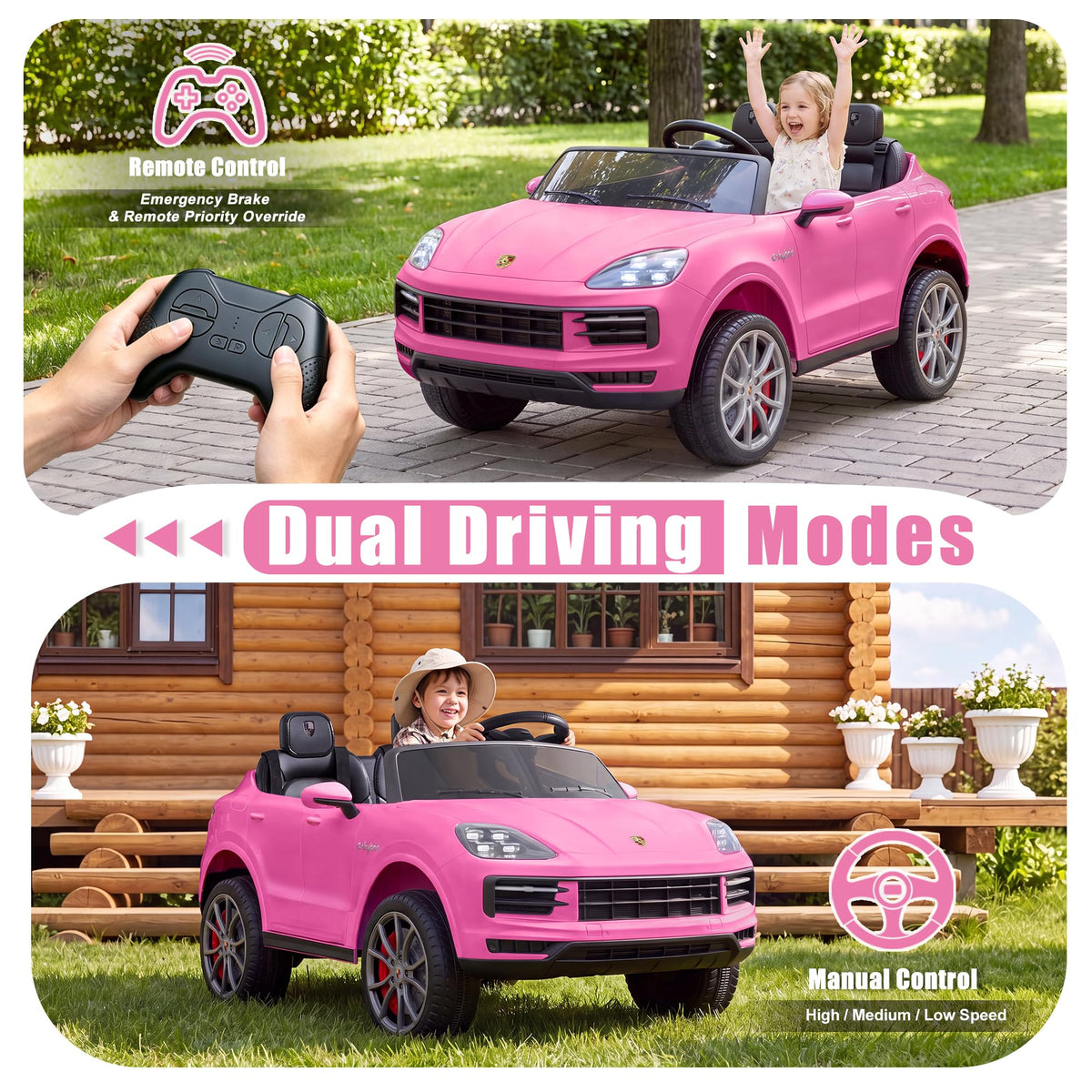 24v 2-Seater Ride On Car with Remote Control P89076