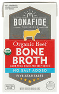 Bone Broth Beef No Salt Added Organic 16.9 Ounce T27151