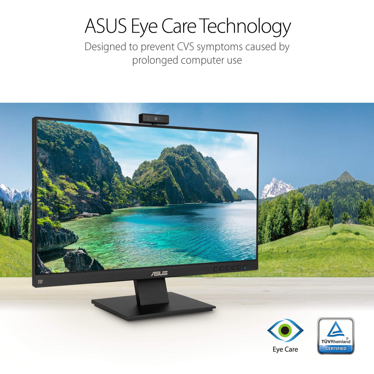 24 Inch 1080P Computer Monitor with Webcam F300