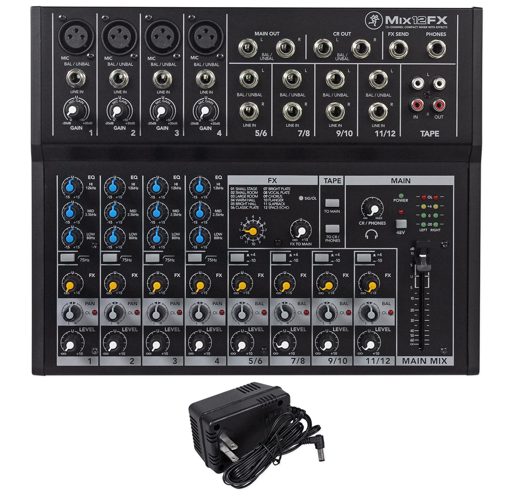 15" Powered PA Speakers 2-Pack with Mixer F428514