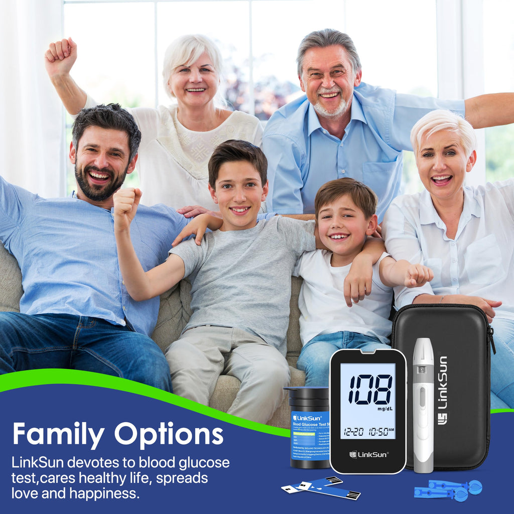 Blood Sugar Testing Kit, 100 Strips & Lancets F3043